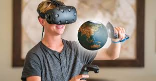 Estudiantes usando Realidad Virtual